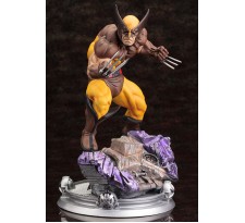 Marvel Comics Fine Art Statue 1/6 Wolverine Brown Costume Danger Room Sessions 20 cm